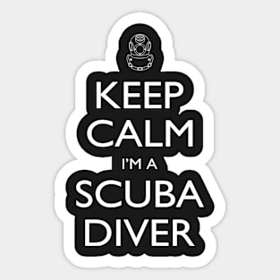 Keep Calm I’m A Scuba Diver – T & Accessories Sticker